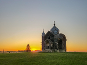 Abandoned Church Sunrise: Scrip Saskatchewan