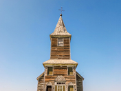 Abandoned Church at a Crossroads in the Middle of Nowhere Saskatchewan