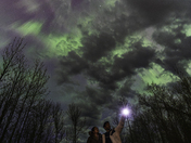 Us, the sky, and a moment to remember