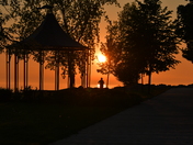 Sunset at Goderich Beach