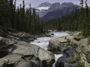 Mistaya Canyon along the Icefields Parkway