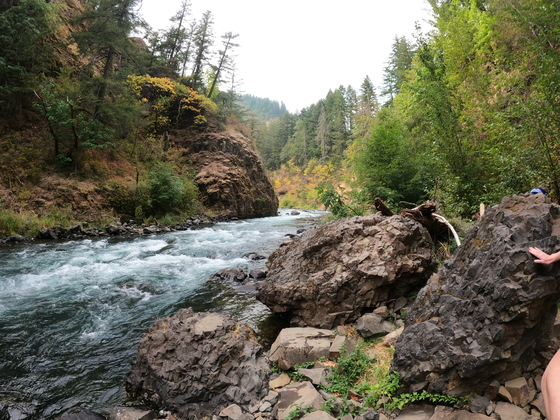 White Salmon River, Washington State. 