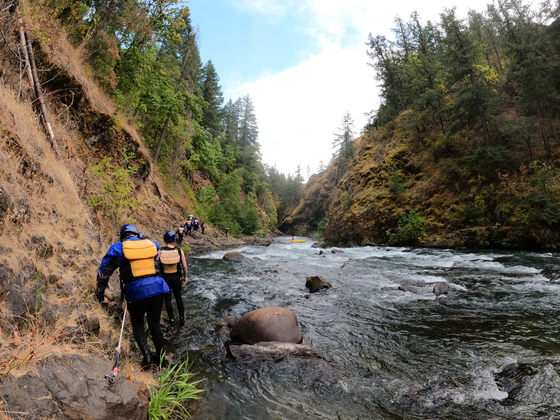 White Salmon River, Washington State. 
