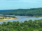 Keystone Dam Overlook, Keystone Lake, Oklahoma