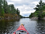 Kayaking in Massassauga Provincial Park.