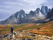 Fall colours under the granite spires