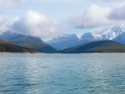 Clouds Over Mountains At Lower Kananaskis Lake