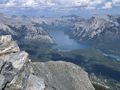 Cascade Mountain Banff View at the Top