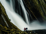 Waterfall fishing