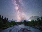 Milky way on Kananaskis
