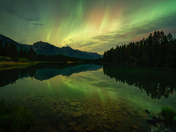 Aurora on Johnston Lake