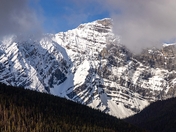 Clouds Over Snowy Mountains