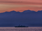 Red sky in the morning...