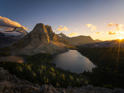 The Dawn of Mt. Sunbrust Peak 