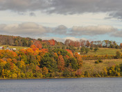 Fall colours along the Saint John River
