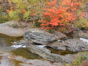 Autumn colours and waterfall