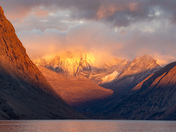 Sunrise over Tasiuyak Arm, Torngat Mountains