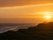 Sunrise over north beach on Sable Island