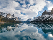 Southern Maligne Lake in Jasper National Park
