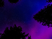 Sky during Northern lights