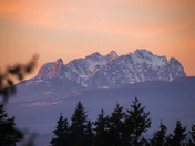 Sunset over Golden Ears 