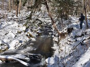 Enjoying first Winter hike in Hamilton, ON.