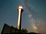 Stargazing at Cape Forchu Lighthouse 