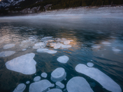 Ice Bubble Lake Morning