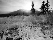Winter Sunset in Banff National Park