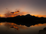 Glow Behind the Mountains