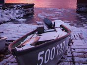 Winter Sunset in Back Harbour