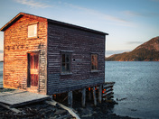 fishing stage in the Sun