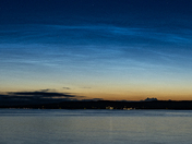 Rare and beautiful Noctilucent Clouds 