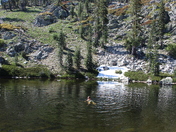 Heart Lake in Castle Crags Wilderness 