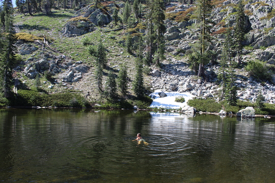 Heart Lake in Castle Crags Wilderness 