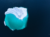 “Ever seen the heart of a glacier 💙🧊?”