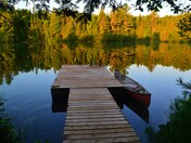 Sunrise over the lake