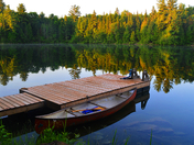 Sunrise over the lake
