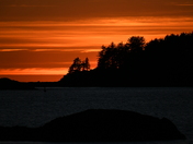 Tofino late night sunset.