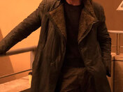 Neon Noir Chic: Ryan Gosling’s Blade Runner Leather Coat Redefined