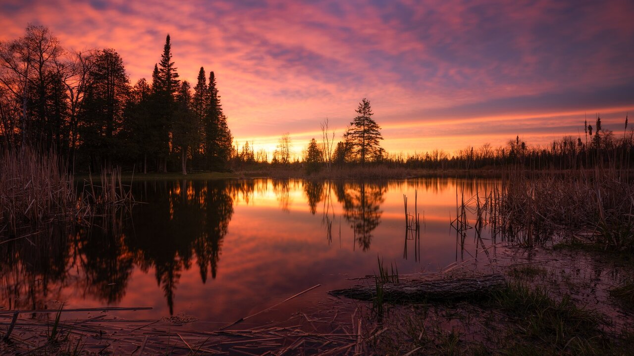 A Burning Reflection