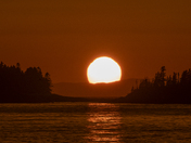 Embrasement du fleuve