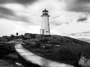 After the rain at Peggy's Cove