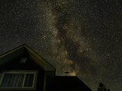 Stars in the Window and above the Dish