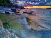 Manitoulin Island Fall Sunset