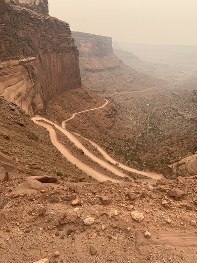 Shafer Trail, Canyonlands National Park, Utah 