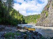 Base Camp for Rafting Team