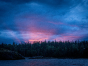 Sunset on the Babine
