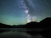 Milky way in Kananaskis
