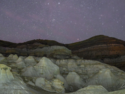 Hoodoos Under the Stars – Drumheller, Alberta